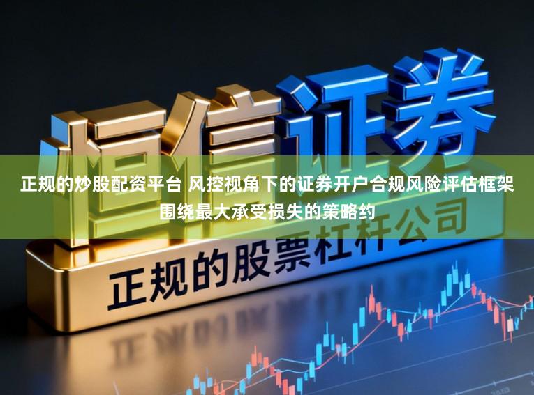正规的炒股配资平台 风控视角下的证券开户合规风险评估框架围绕最大承受损失的策略约